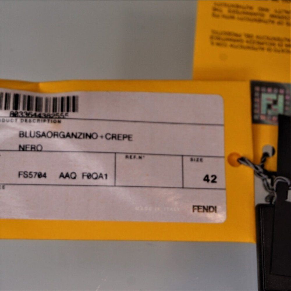 Fendi Replacement Button Black Color Small Metal Shank Button - Picture 8 of 9